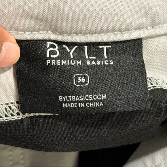 BYLT Size 36 Fawn Everyday Pant 2.0 Performance Stretch Chino Golf Travel Casual - Picture 3 of 9